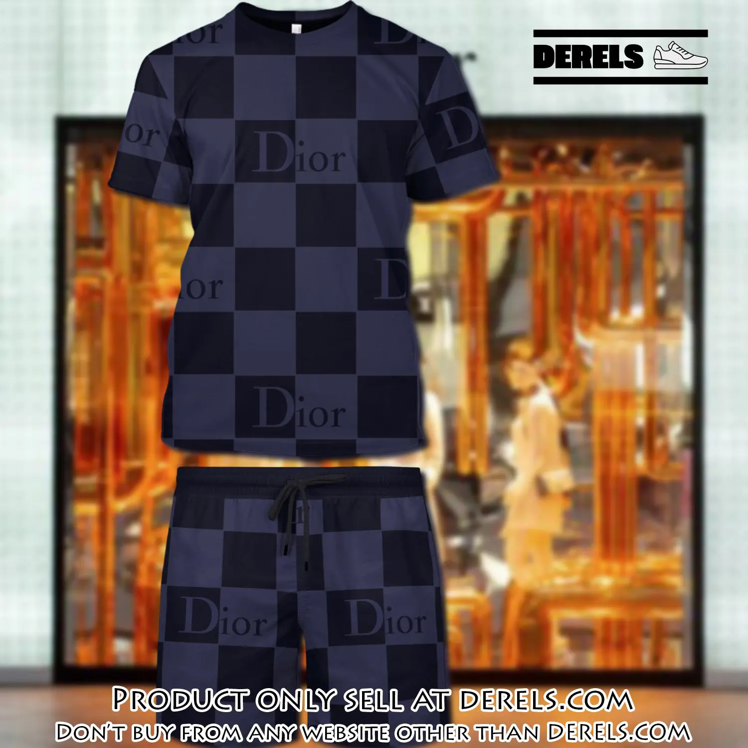 Dior combo unisex tshirt & short limited luxury outfit cts1007 dr2359235